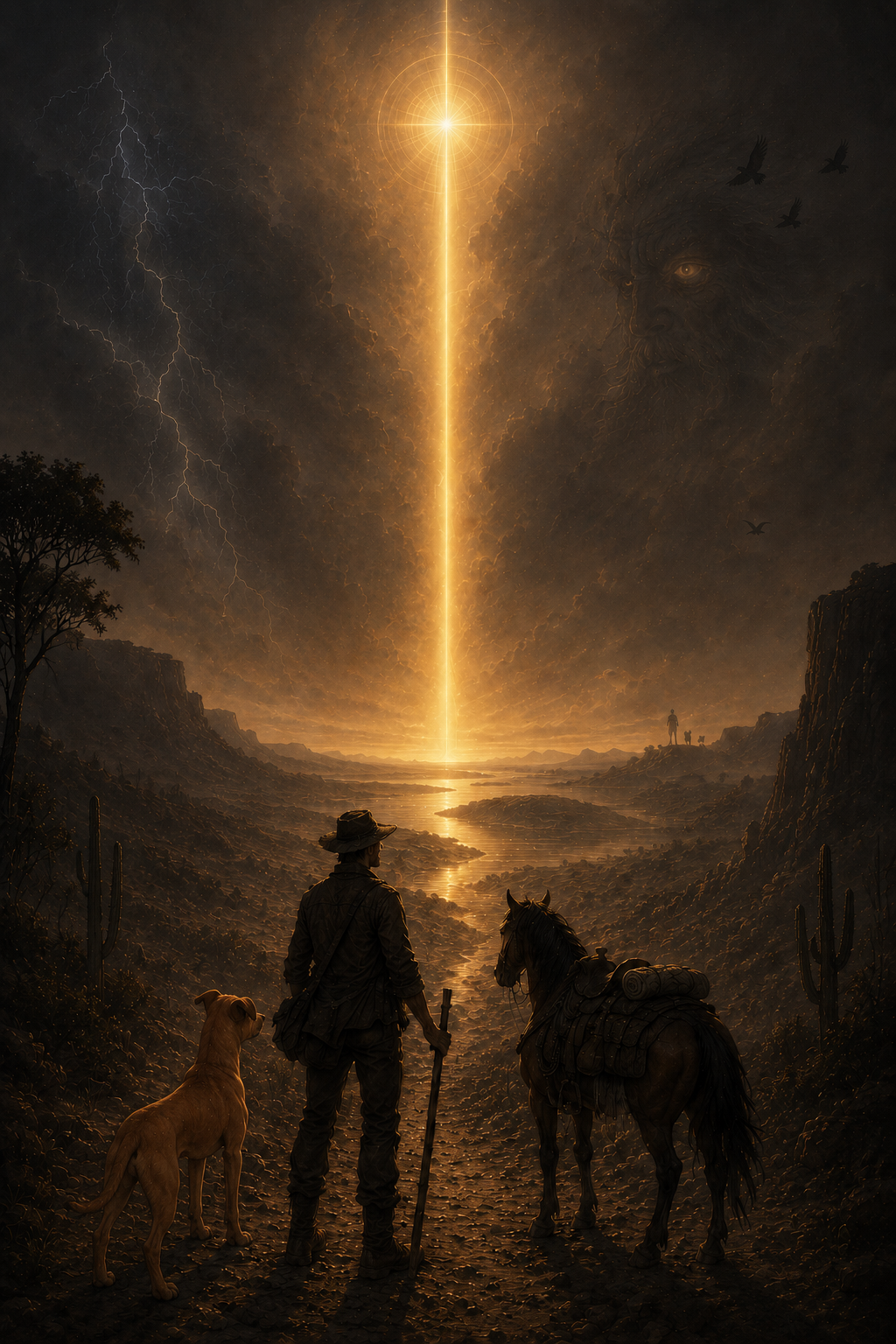 Capa verdadeira do livro O Andarilho, de Felldmam Luz